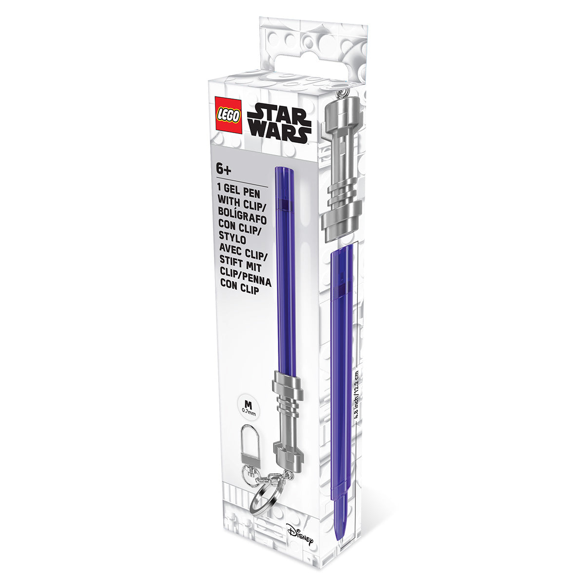 LEGO® STAR WARS™ LIGHTSABER™ Gel Pen with Clip - Purple (53516)
