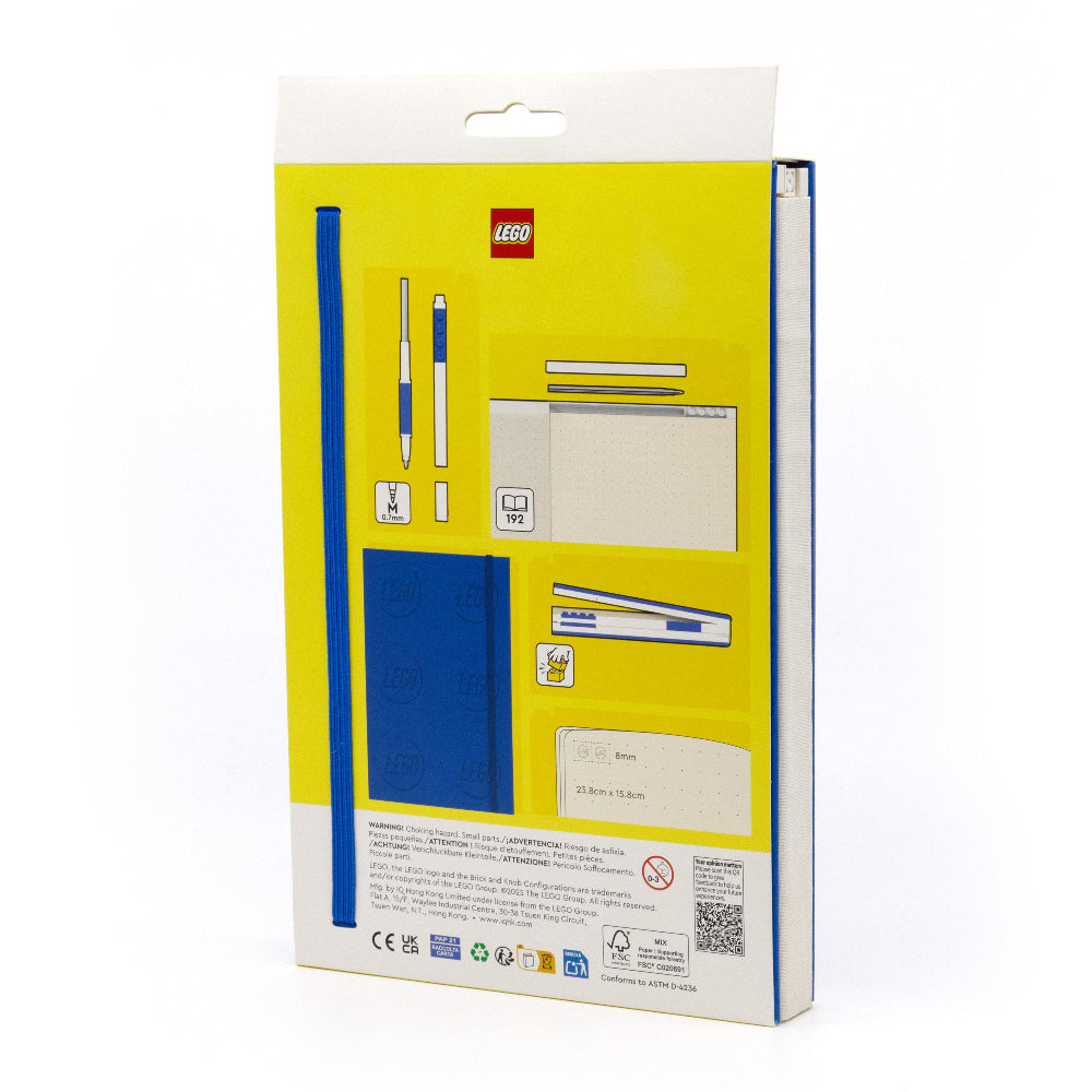 LEGO® Locking Notebook with Gel Pen Blue - 2x3 (53699)