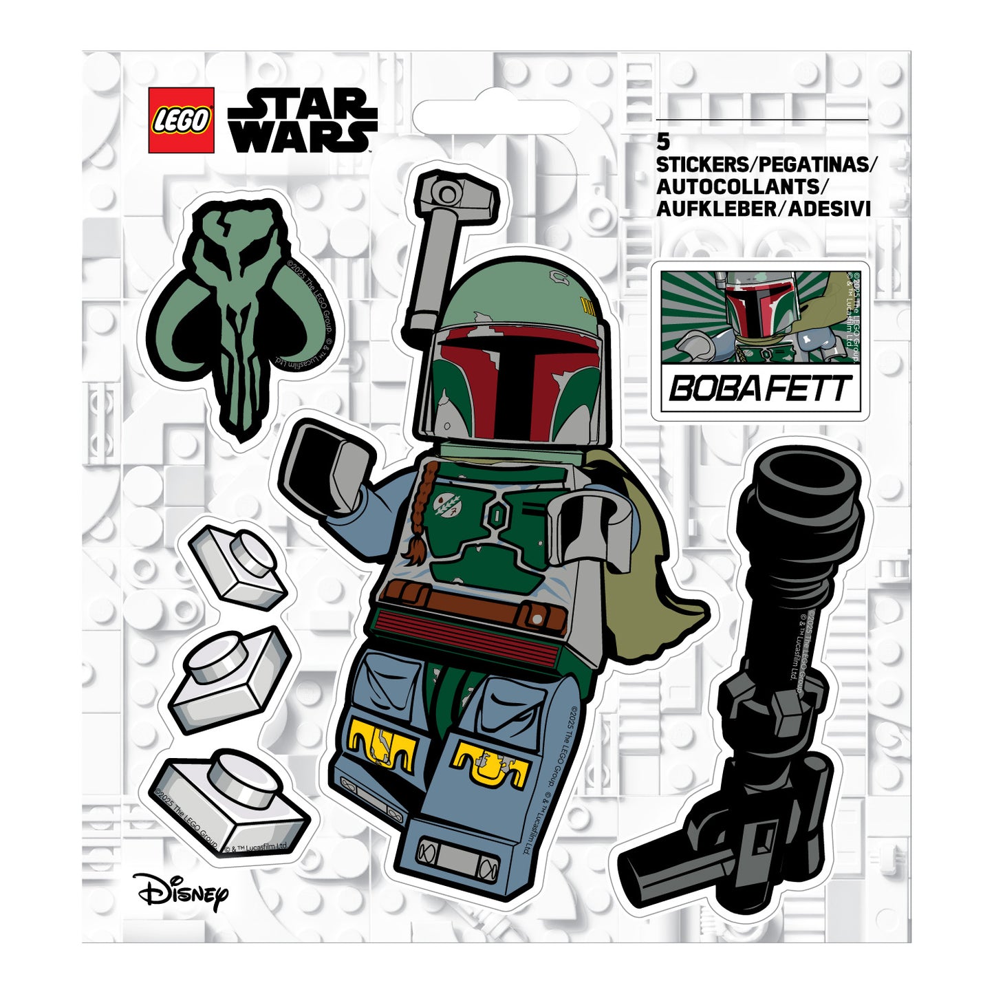 LEGO® STAR WARS™ The Mandalorian™ Sticker Boba Fett™ (53778)
