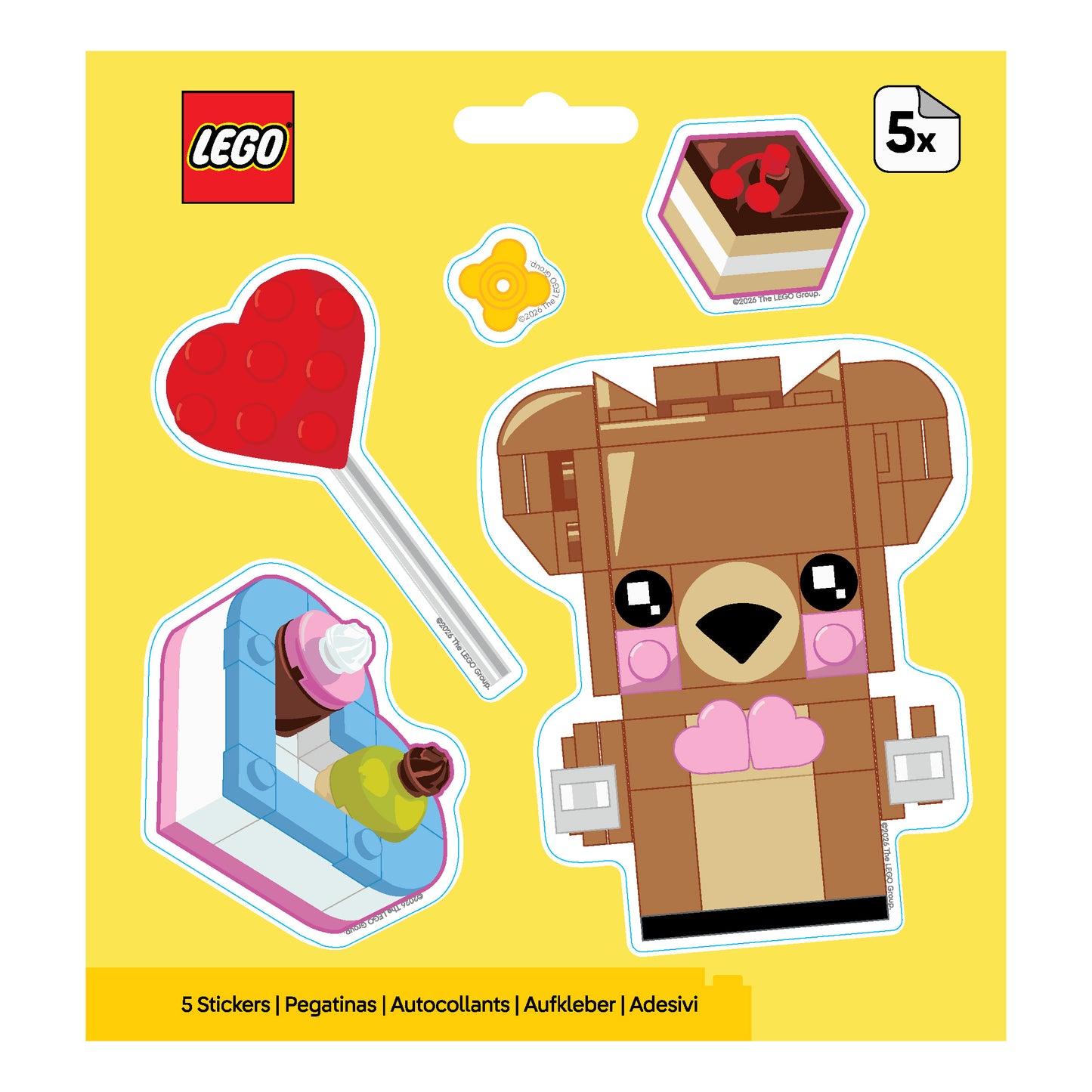 LEGO® Sticker Valentine Bear (53818)