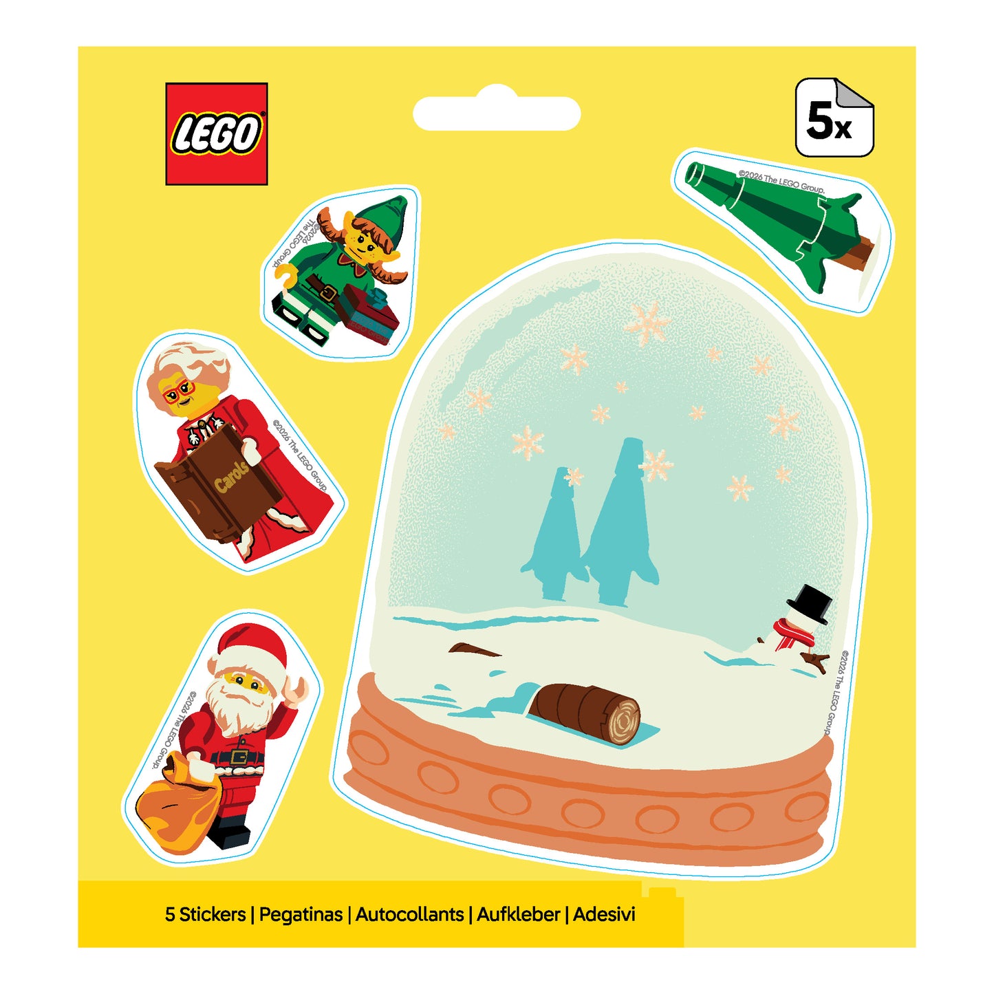 LEGO® Minifigures™ Sticker Holiday Snow Globe (53827)
