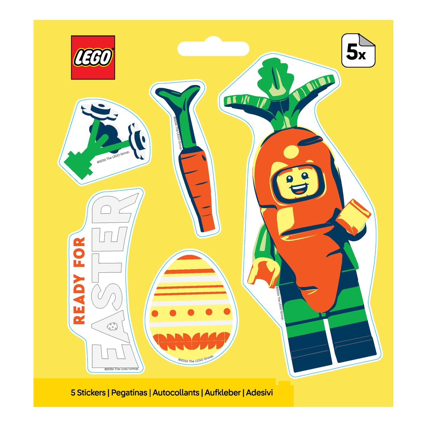LEGO® Minifigures™ Sticker Easter Carrot Suit Guy (53838)