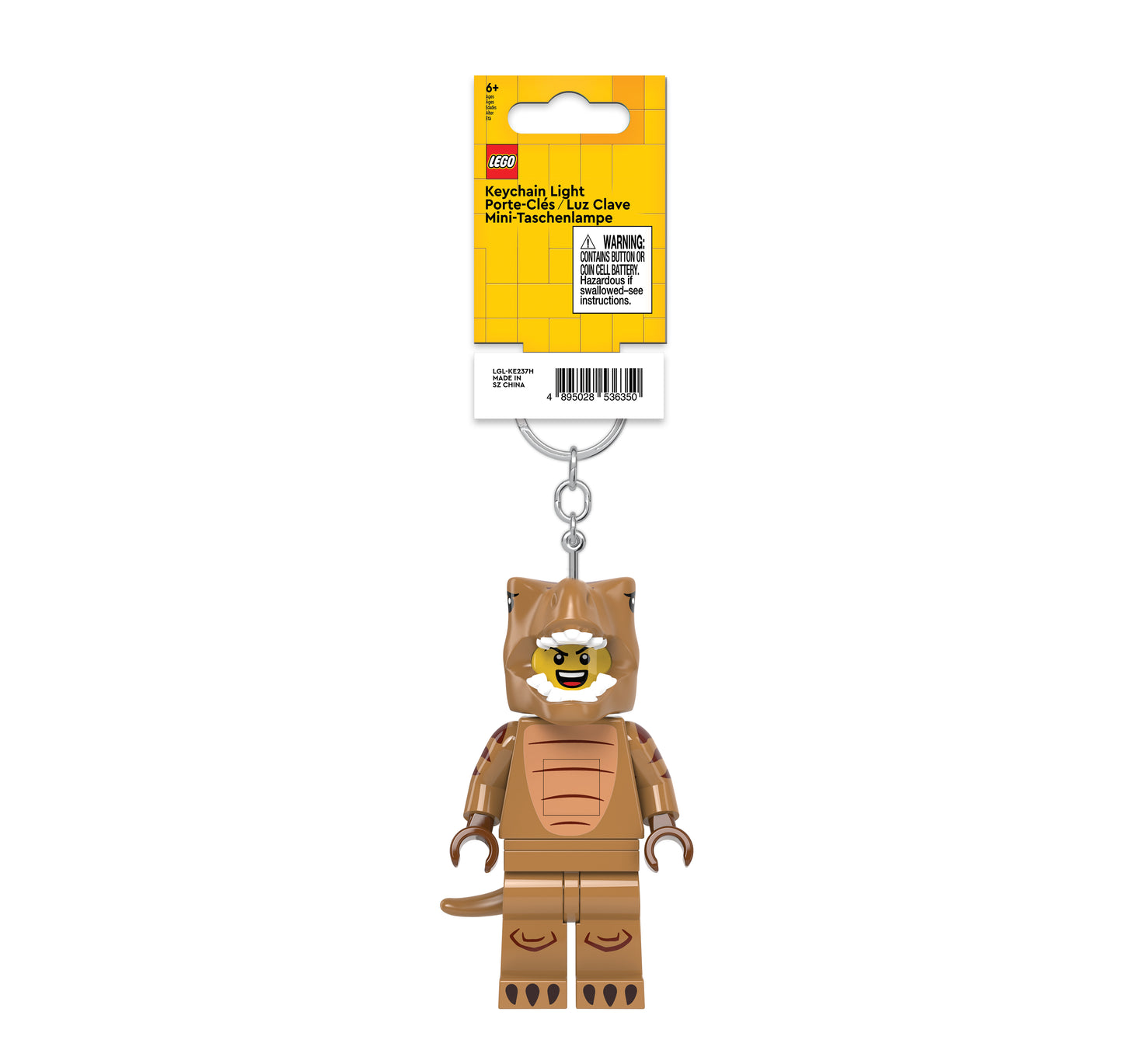 LEGO® Minifigurines™ Keychain Light T-Rex Costume Fan (KE237H)