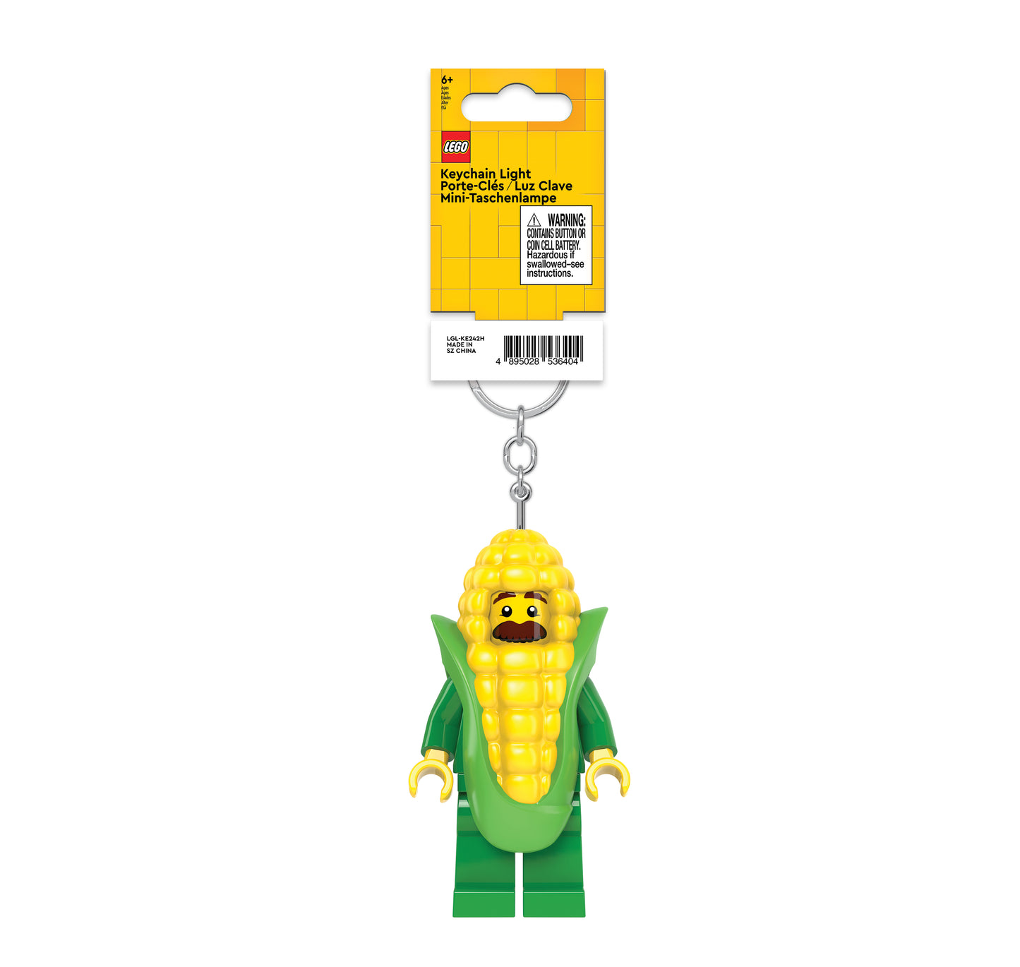 LEGO® Minifigurines™ Keychain Light Corn Cob Guy (KE242H)