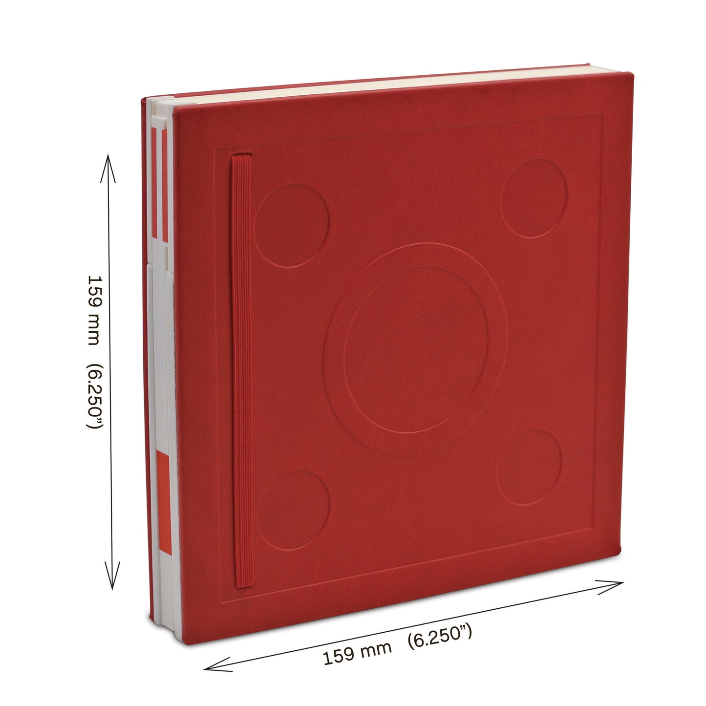 IQ LEGO® 2.0 Stationery Locking Notebook with Color-Matched Gel Pen - Red (52439)