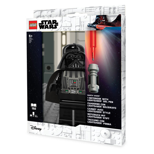 LEGO® Star Wars™ Notebook Darth Vader™ & LIGHTSABER™ gel pen (53492)
