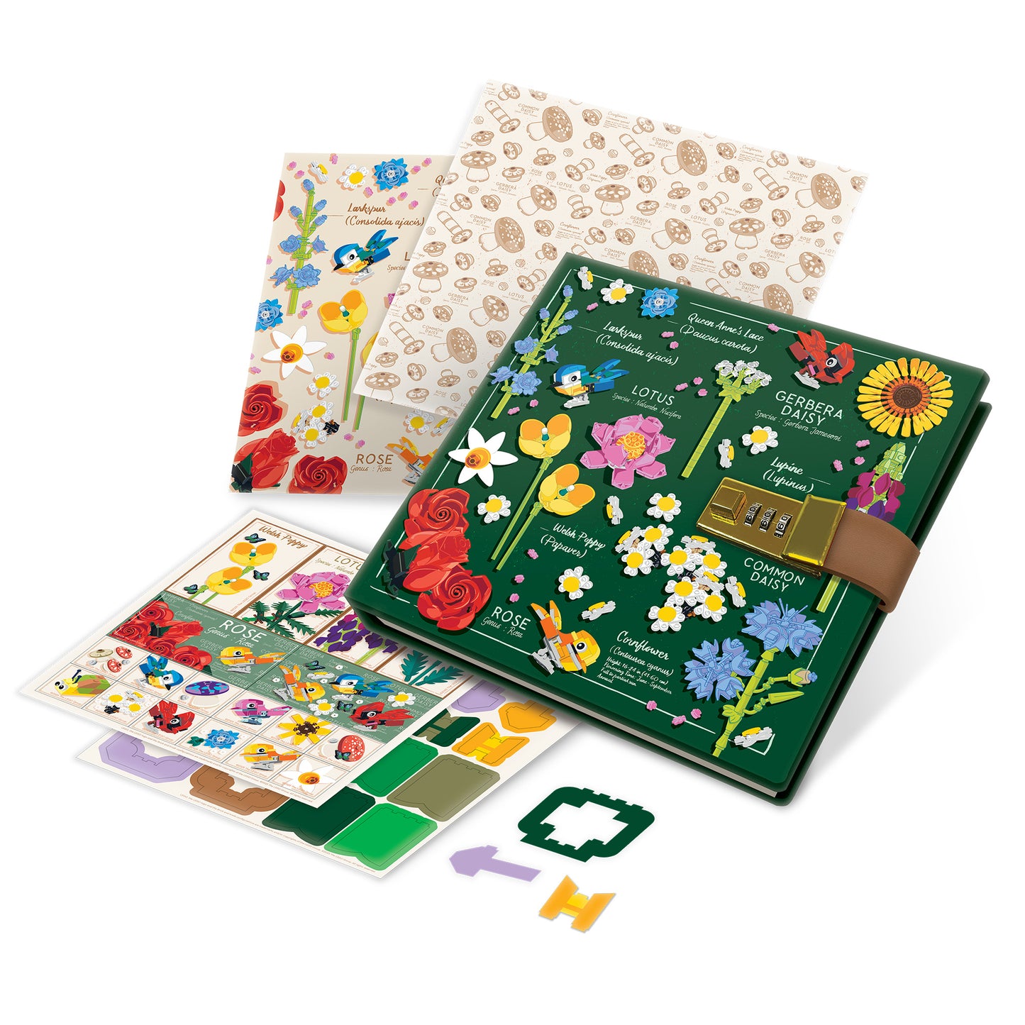 LEGO® Combination Lock Journal Box Set Botanicals (53598)