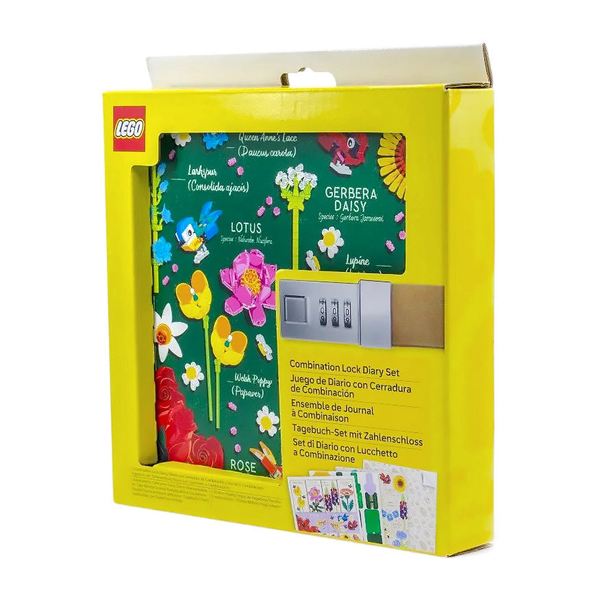 LEGO® Combination Lock Journal Box Set Botanicals (53598)