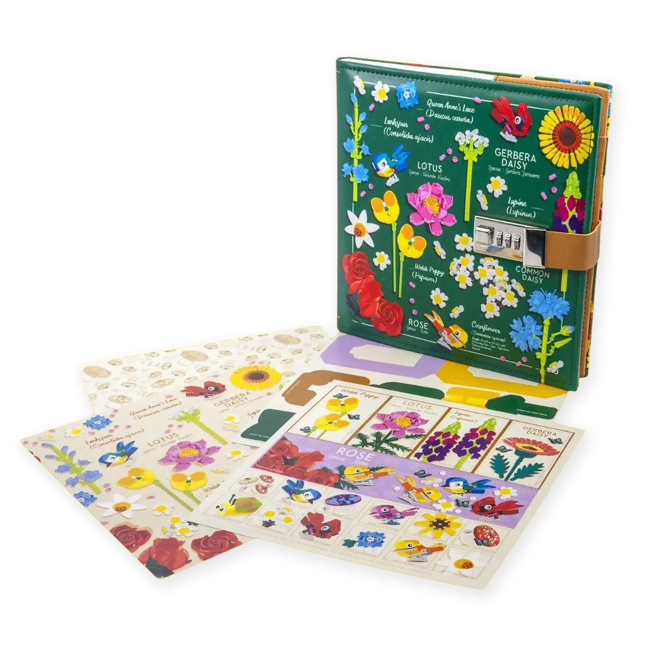 LEGO® Combination Lock Journal Box Set Botanicals (53598)