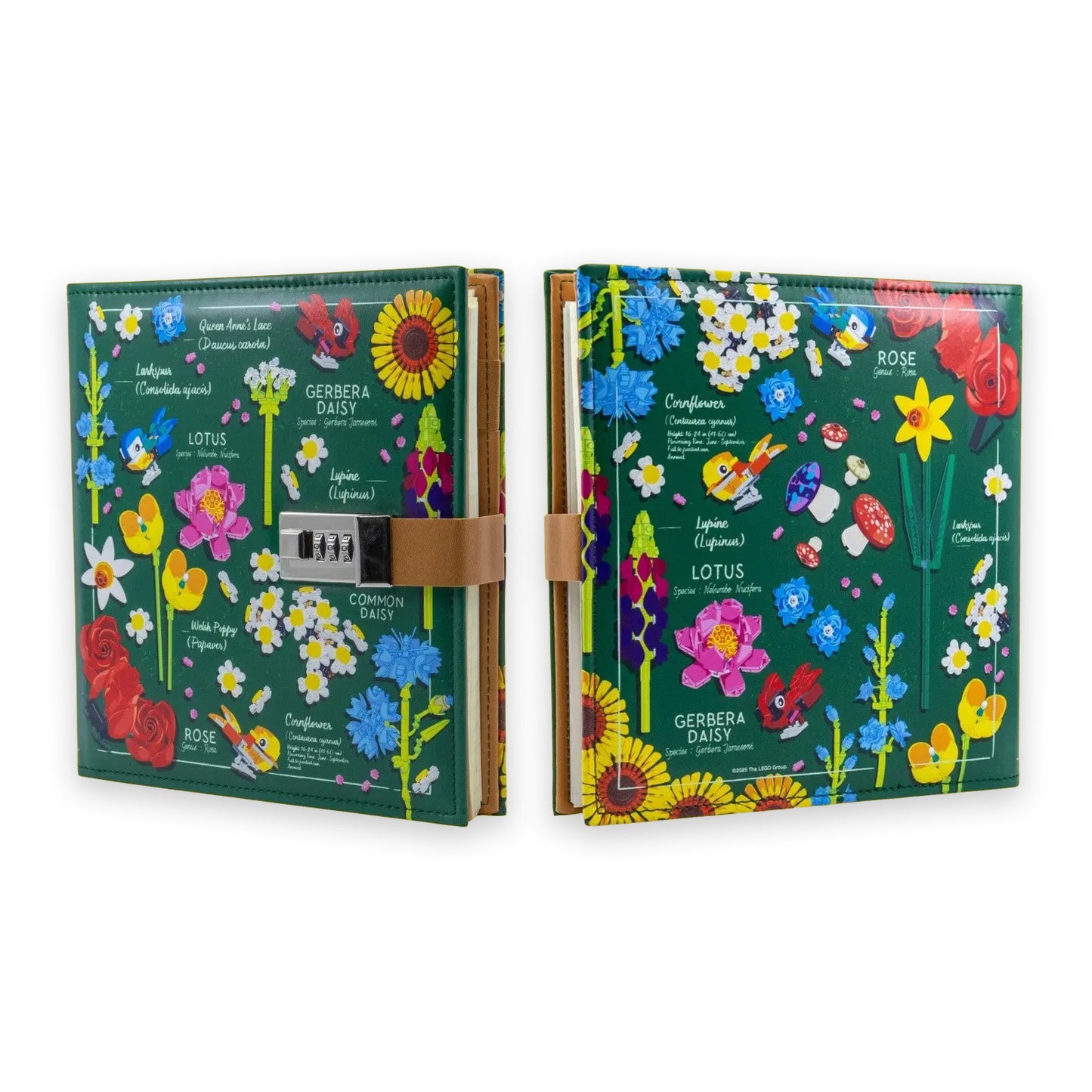 LEGO® Combination Lock Journal Box Set Botanicals (53598)