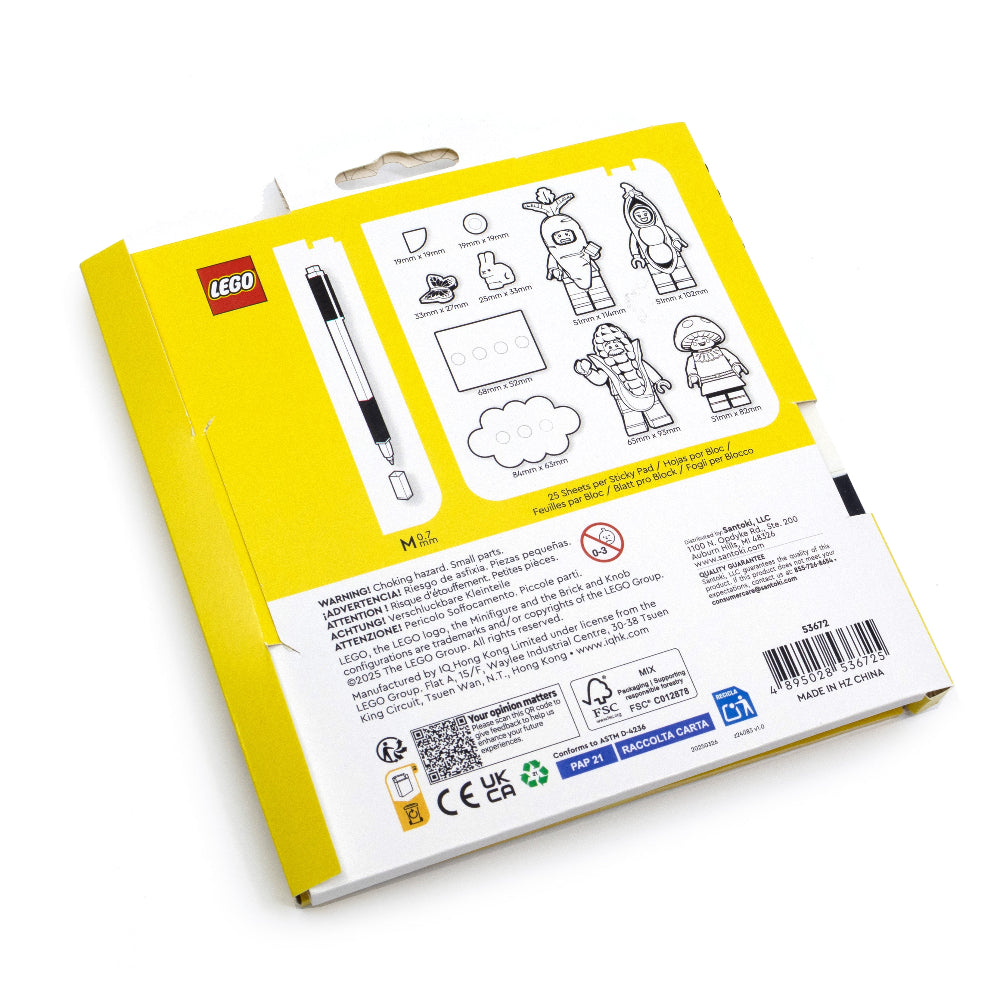 LEGO® Minifigures™ Sticky Notes and Gel Pen Set Farmers Market (53672)