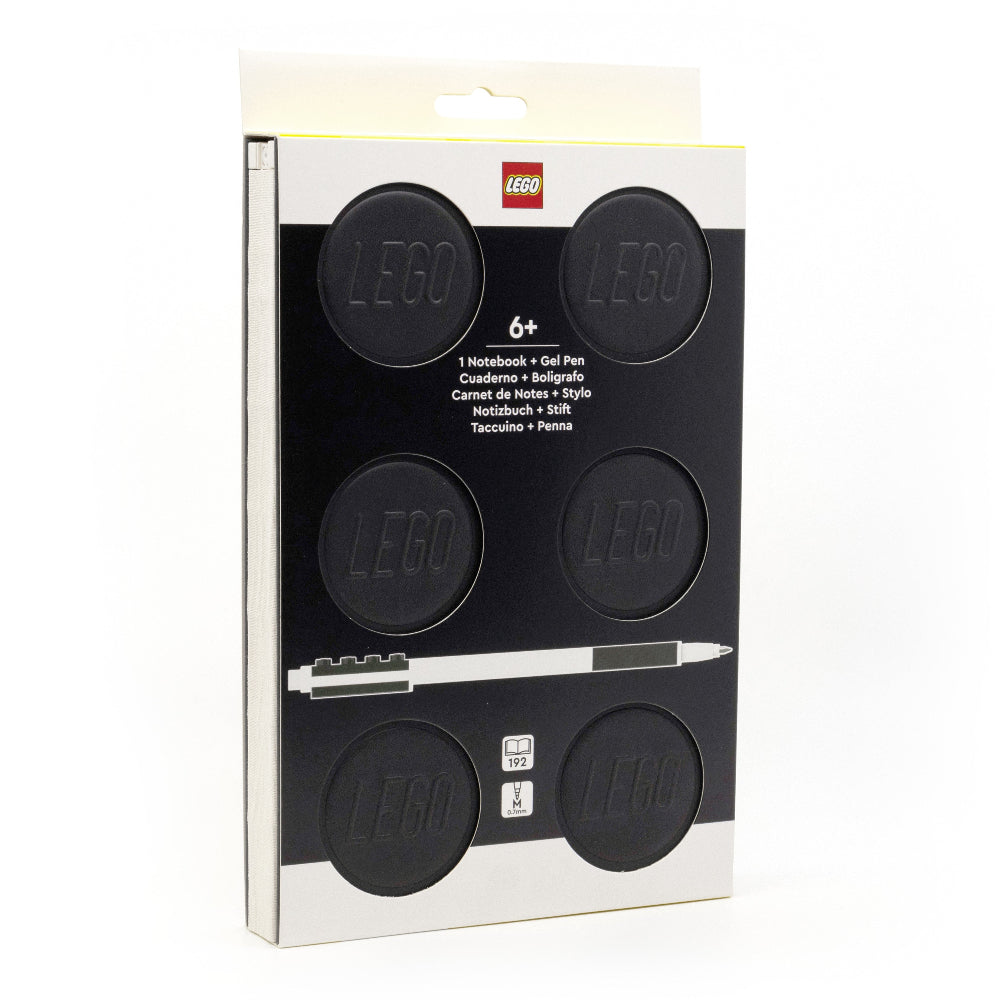 LEGO® Locking Notebook with Gel Pen Black - 2x3 (53698)
