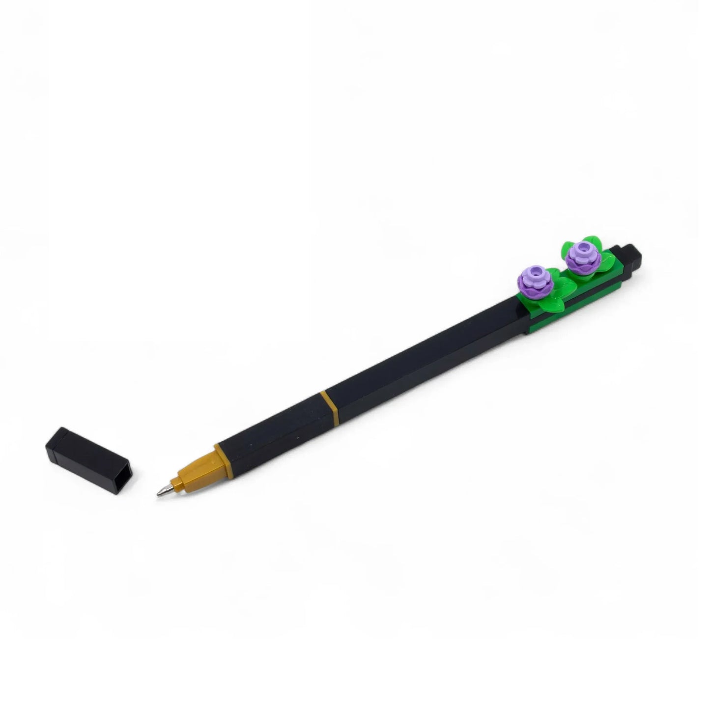 LEGO® Gel Pen with Building Toy Pen Topper Botanicals - Lavender flower (53701)