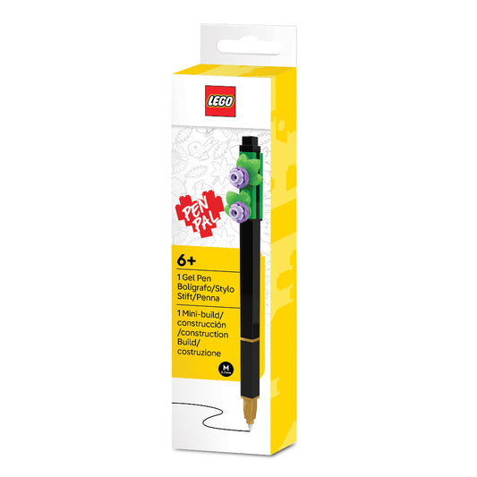 LEGO® Gel Pen with Building Toy Pen Topper Botanicals - Lavender flower (53701)