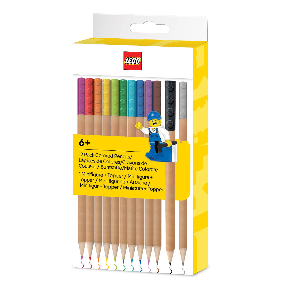 LEGO® Colored Pencils with Topper 12 Pack (53706)