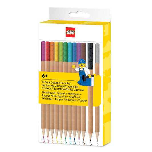 LEGO® Colored Pencils with Topper 12 Pack (53706)