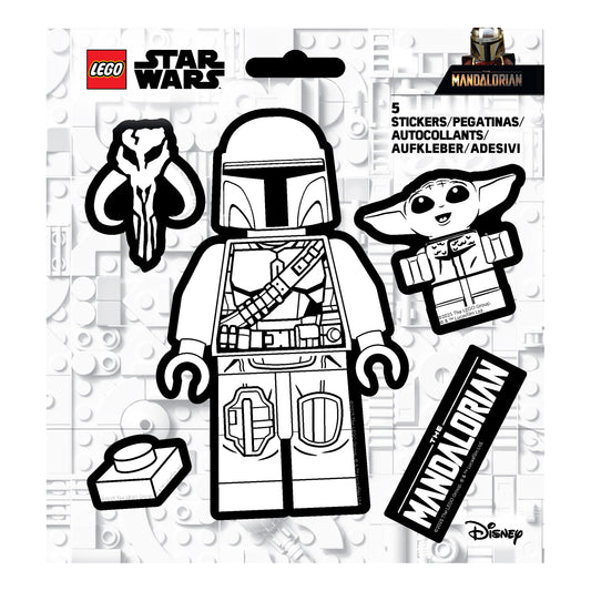LEGO® STAR WARS™ THE MANDALORIAN™ Sticker The Mandalorian™ BW (53755)