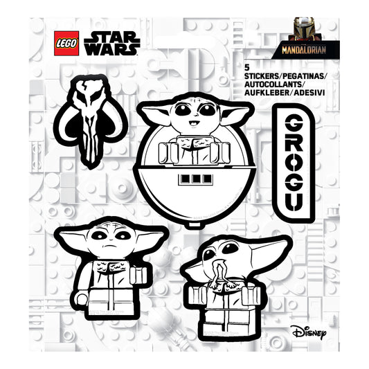 LEGO® STAR WARS™ The Mandalorian™ Sticker Grogu™ BW (53756)