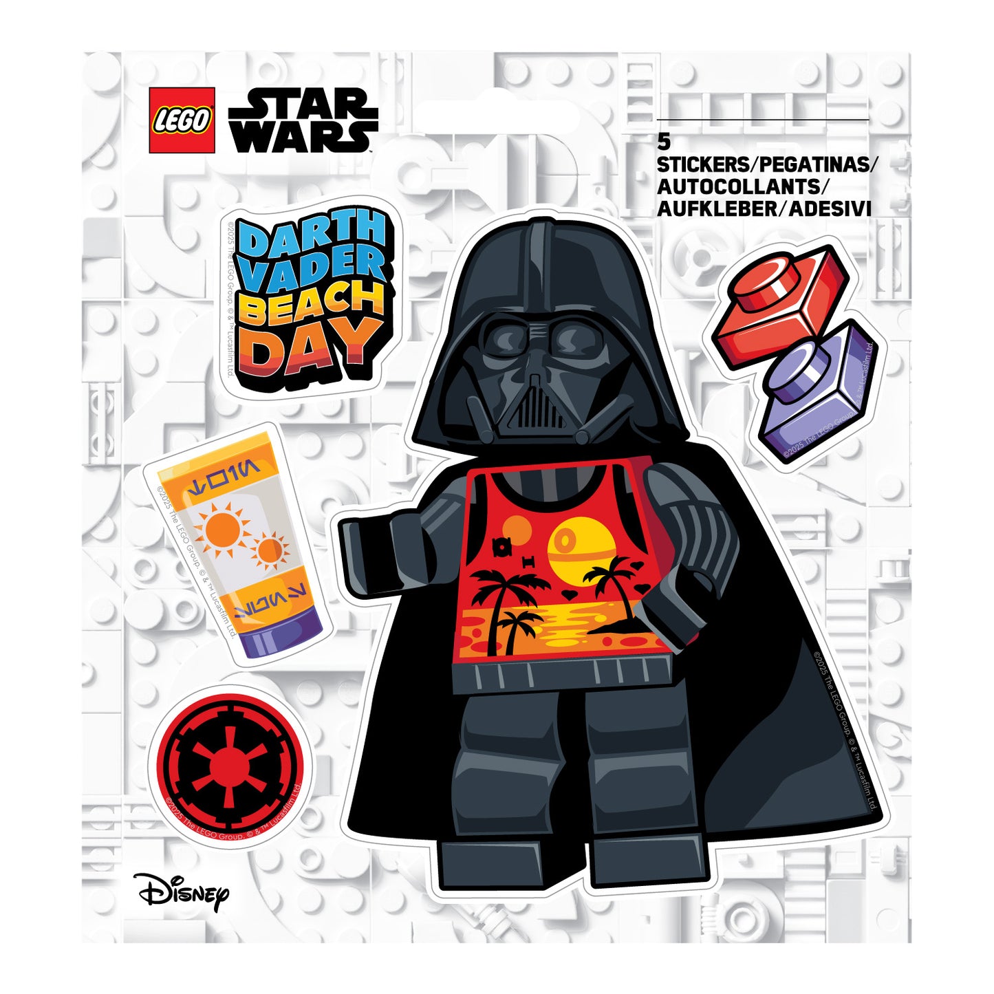 LEGO® STAR WARS™ Sticker Darth Vader™ Vacation (53760)