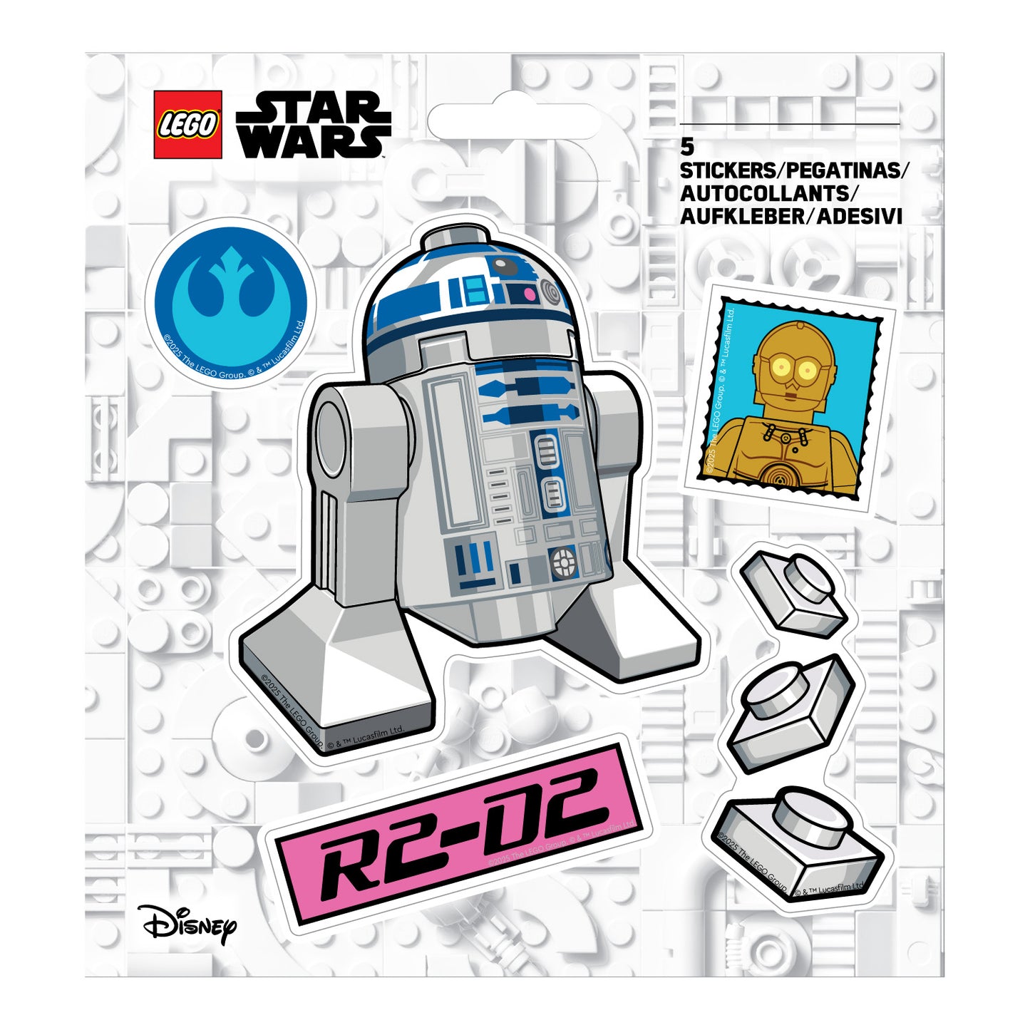 LEGO® STAR WARS™ Sticker R2-D2™ BW (53762)
