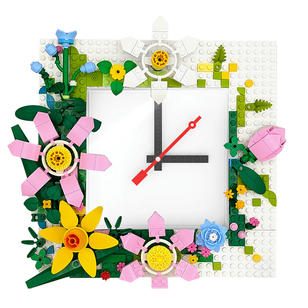 LEGO® Time by IQHK Wall Clock 6X24 White (53771)