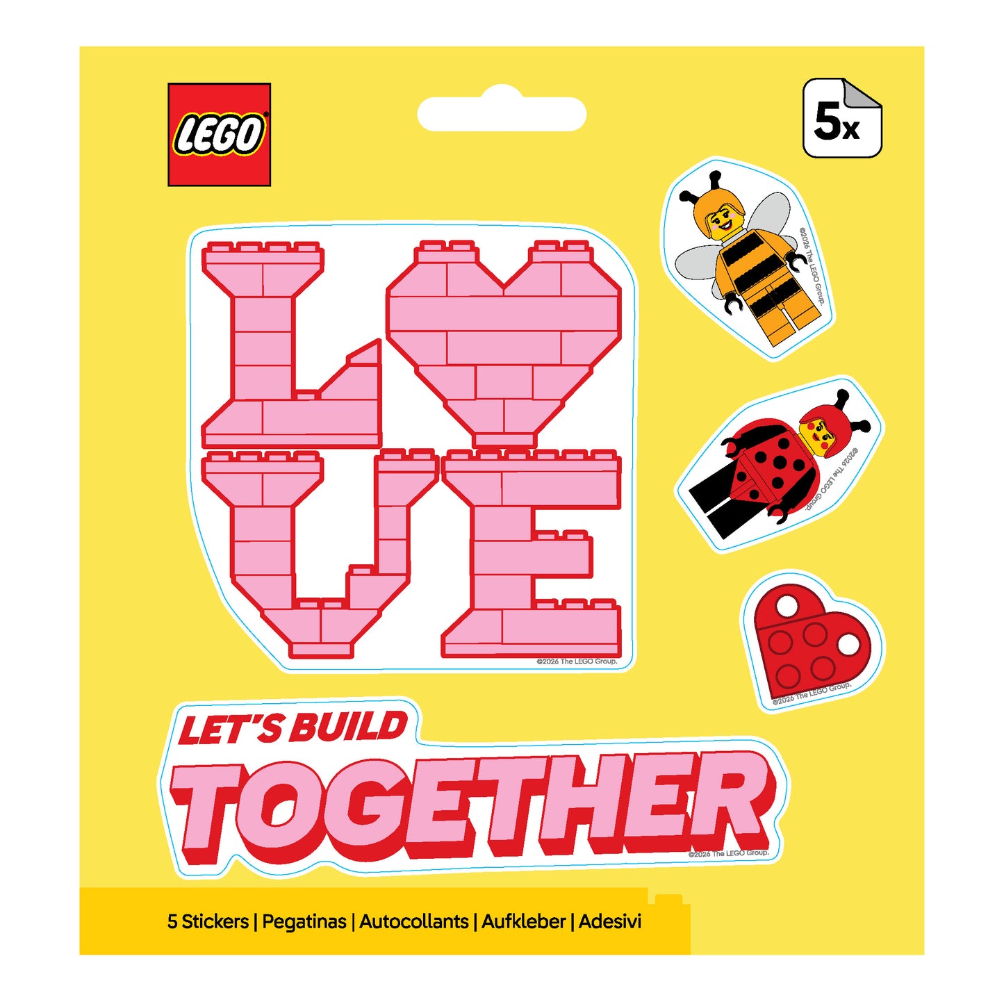 LEGO® Sticker Valentine Build Together (53819)