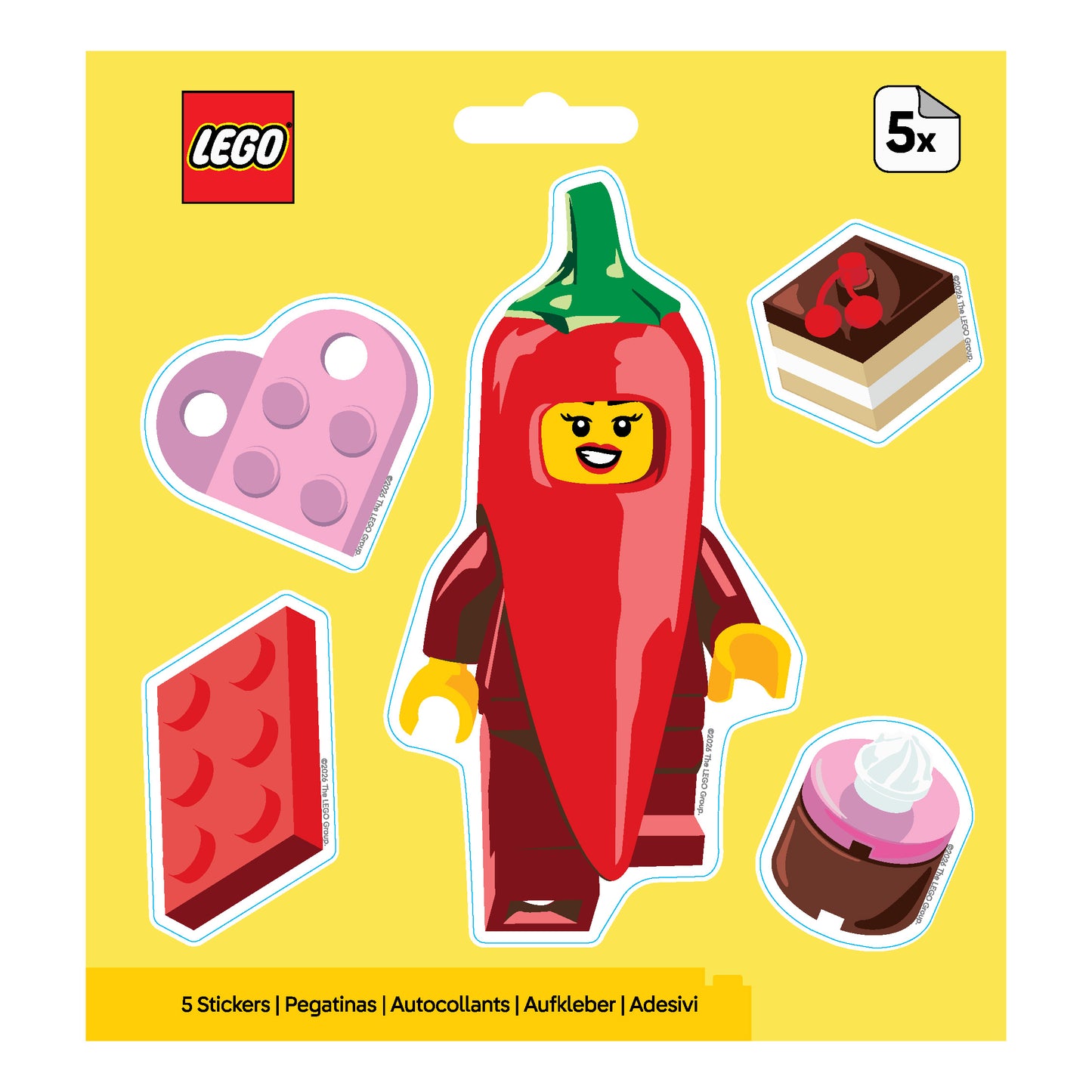 LEGO® Minifigures™ Sticker Valentine Chilli (53820)
