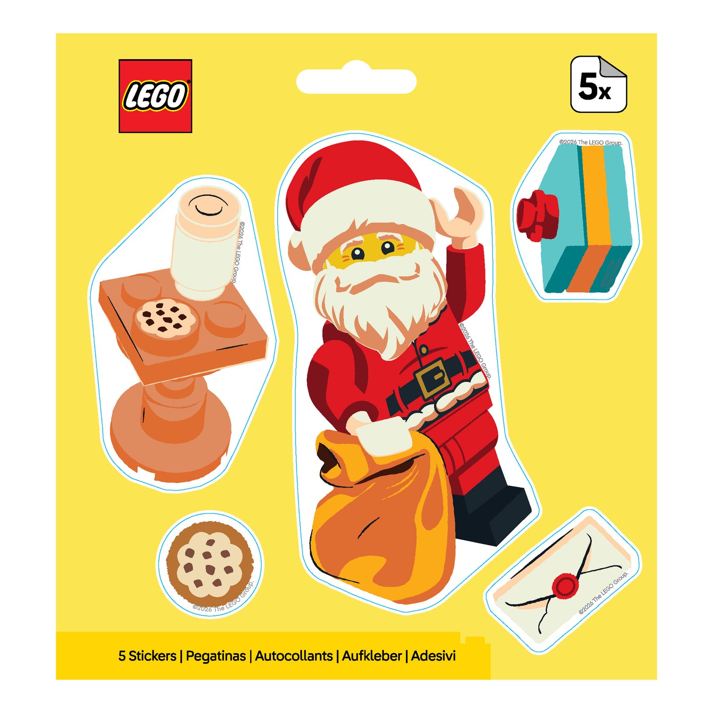 LEGO® Minifigures™ Sticker Holiday Santa (53828)