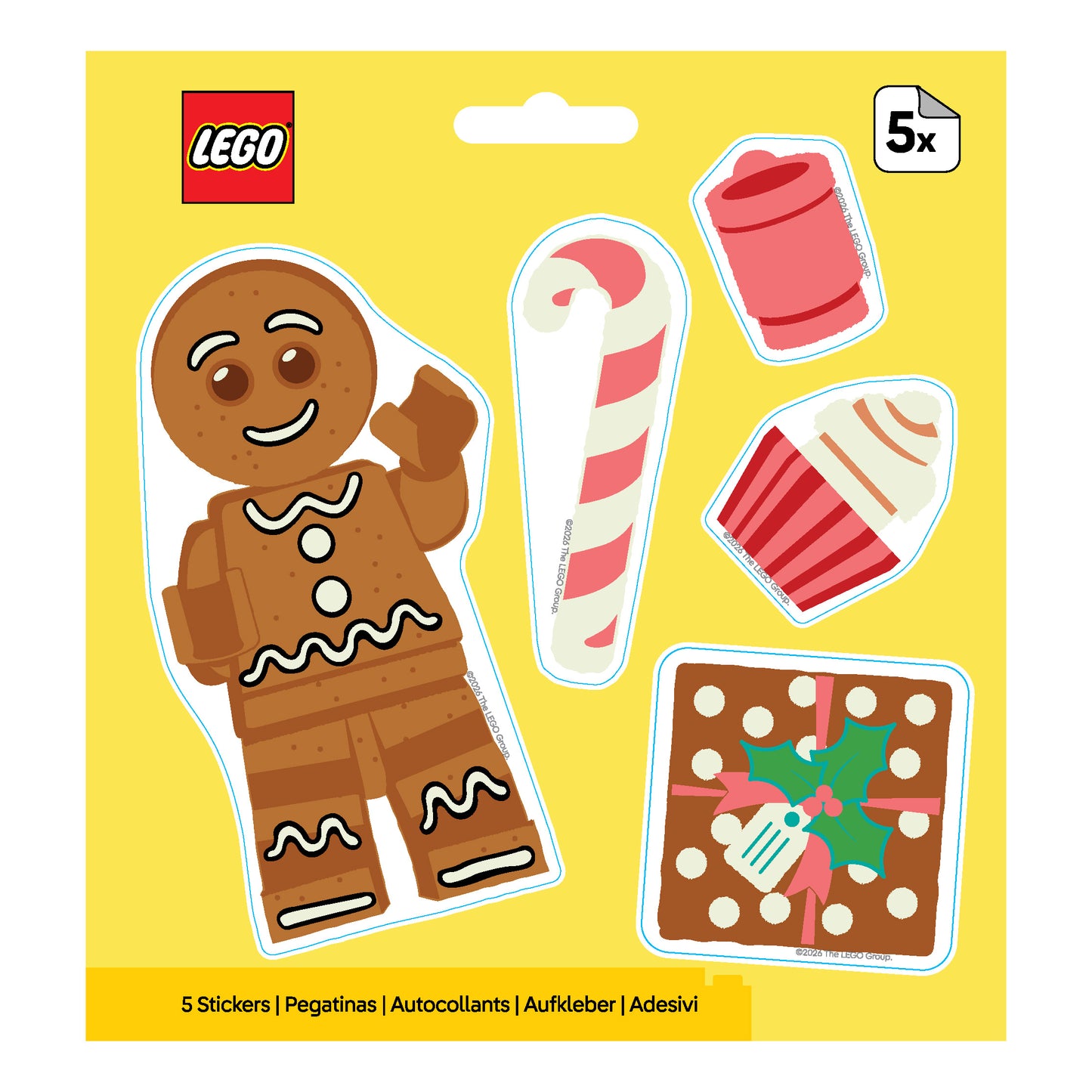 LEGO® Minifigures™ Sticker Holiday Gingerbread man (53829)