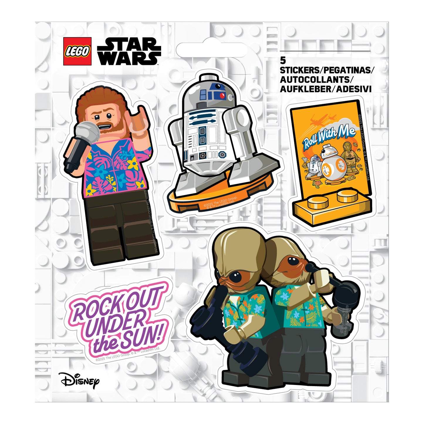 LEGO® STAR WARS™ Sticker R2-D2™ Vacation (53865)