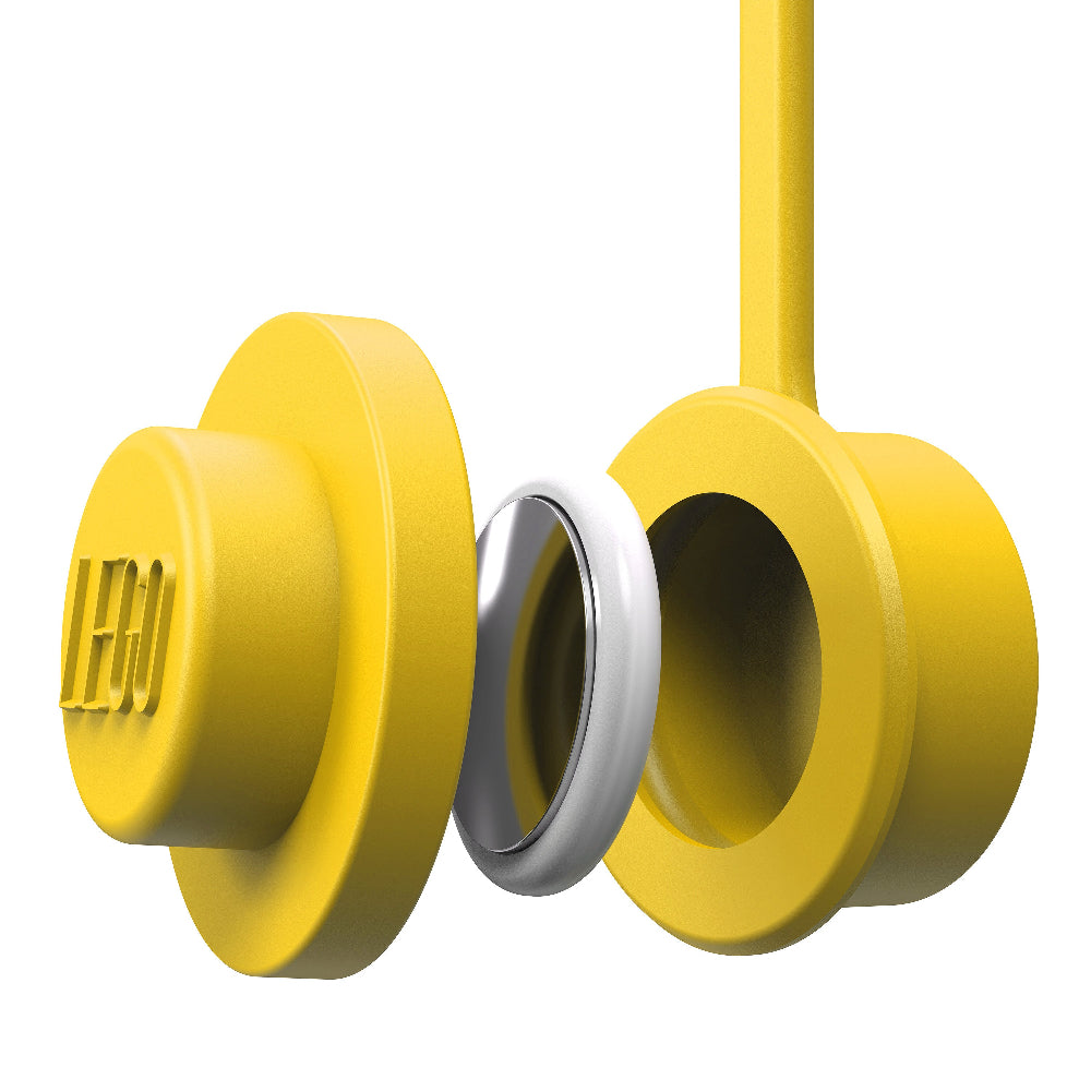 LEGO® AirTag Holder 1x1 Round Yellow (54046)