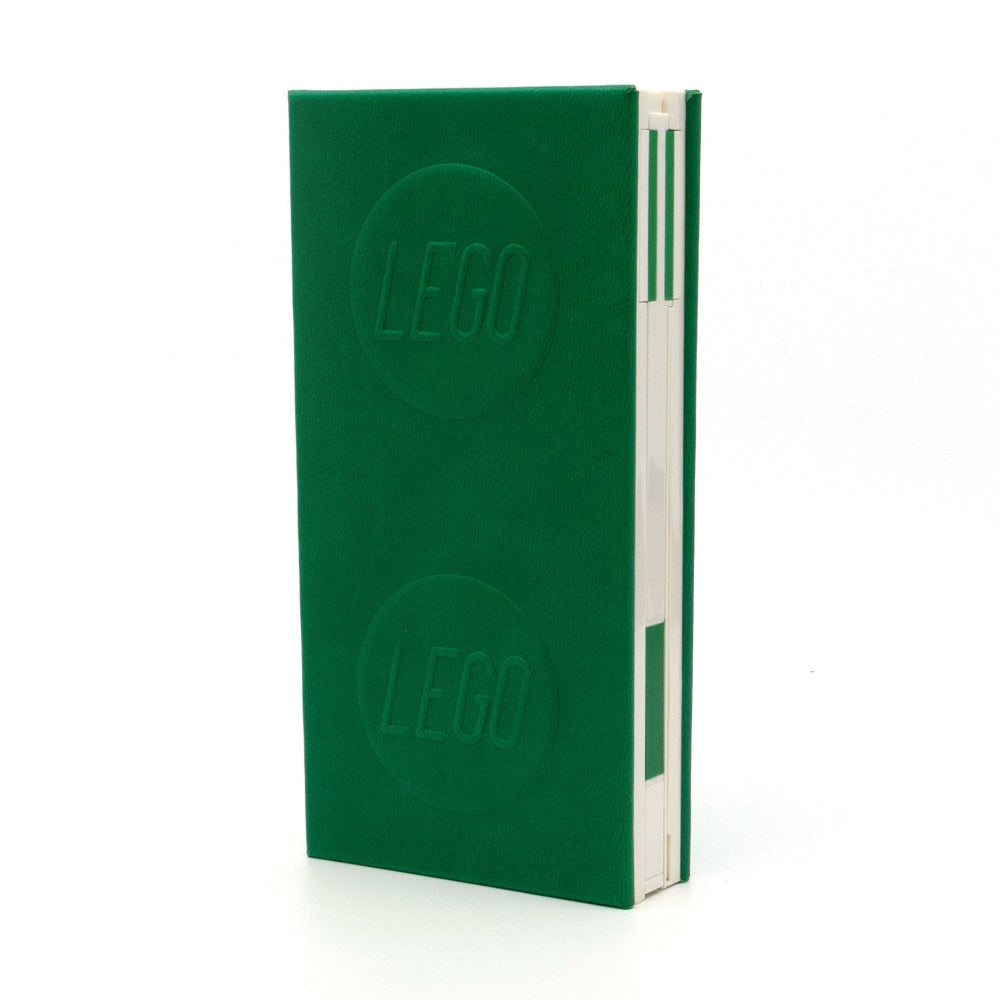 LEGO® Locking Notebook with Gel Pen Green- 1x2 (53697)