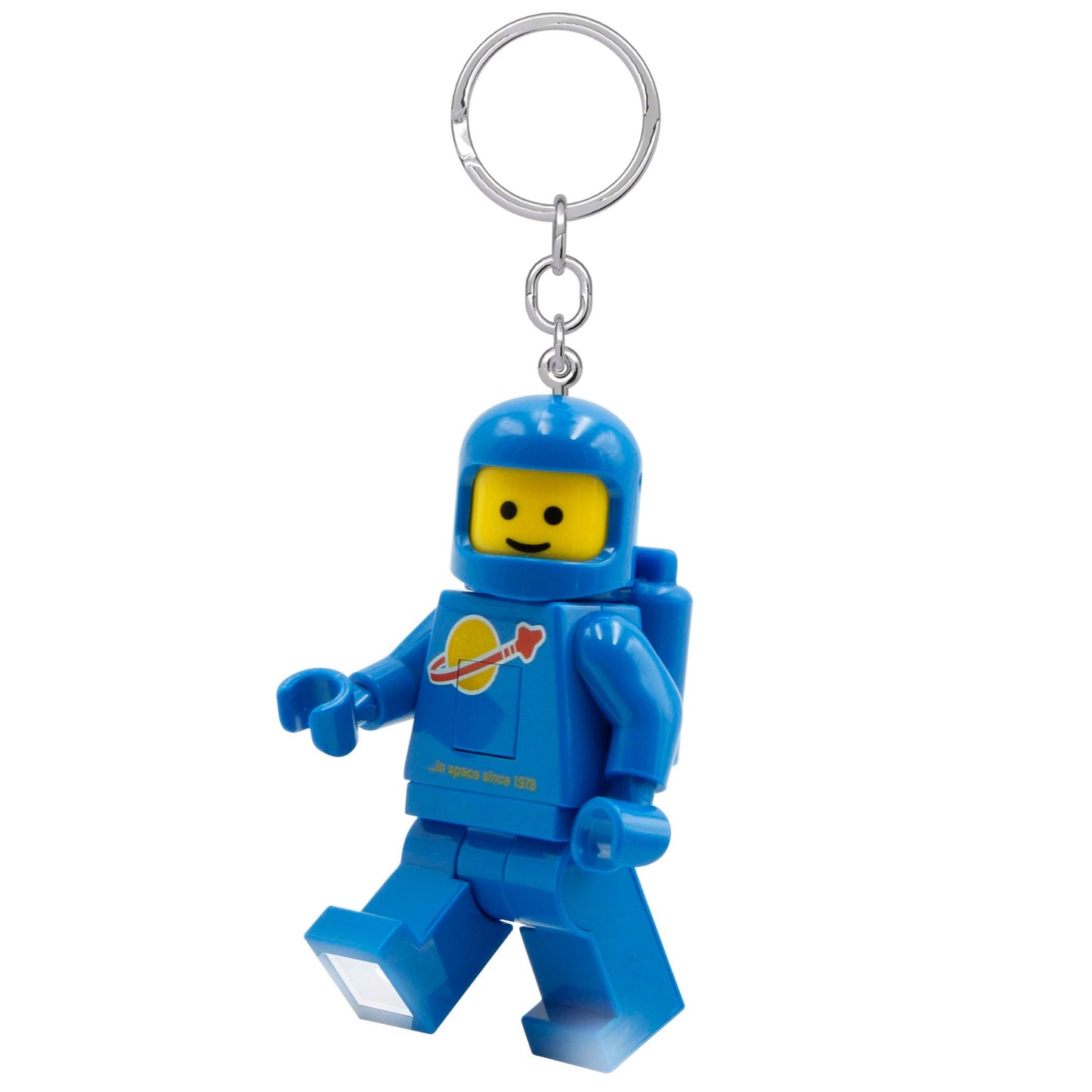 IQ LEGO® Iconic Spaceman Blue LED luminous Key Chain (KE10H)