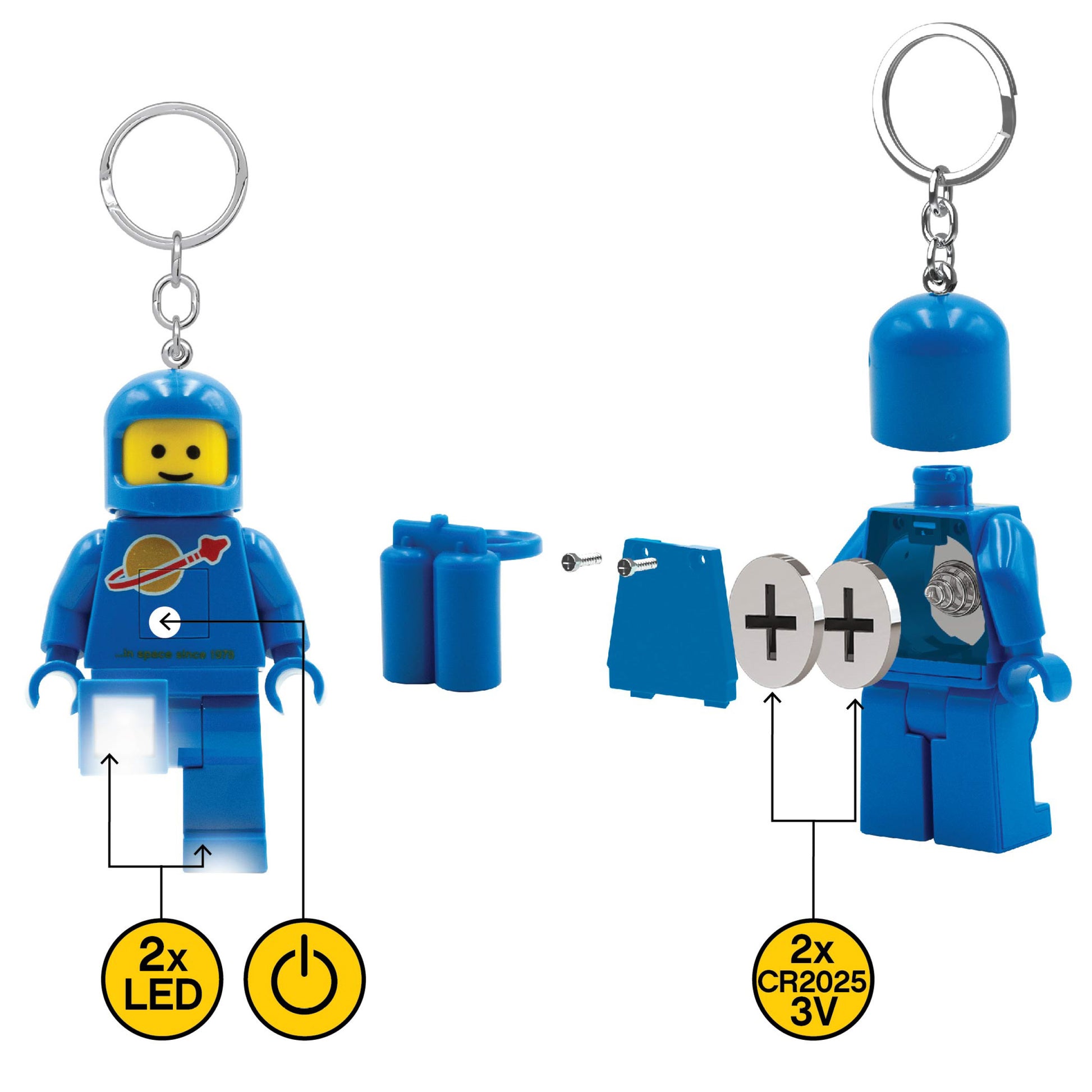 LEGO® Minifigures™ Keychain Light Spaceman - Blue (KE10H) – IQ Hong Kong