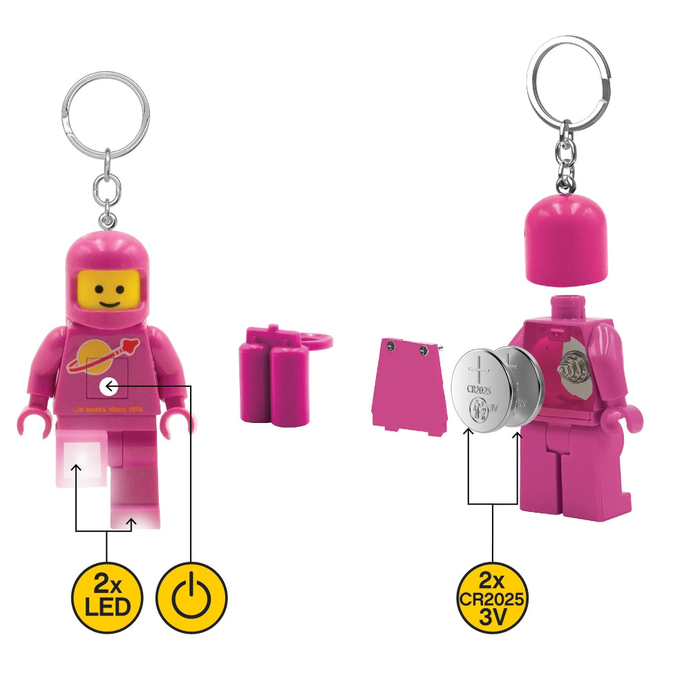 LEGO® Minifigures™ Keychain Light Spaceman - Pink (KE10HP)