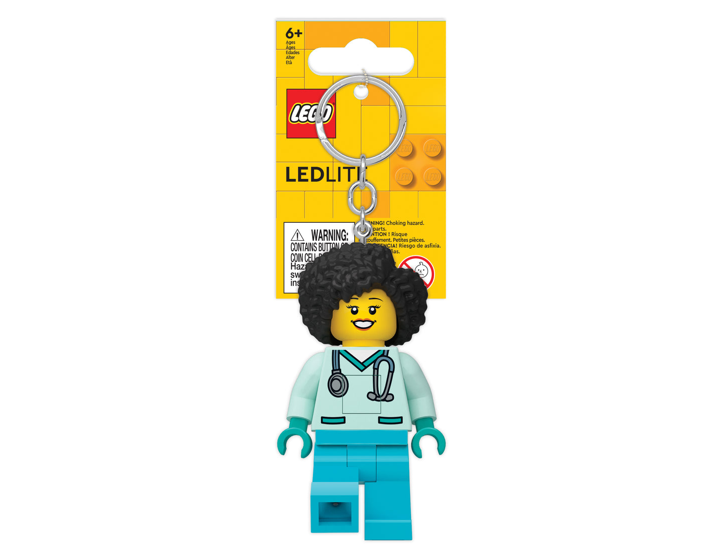 IQ LEGO® Iconic Dr. Flieber LED luminous Key Chain (KE192H)