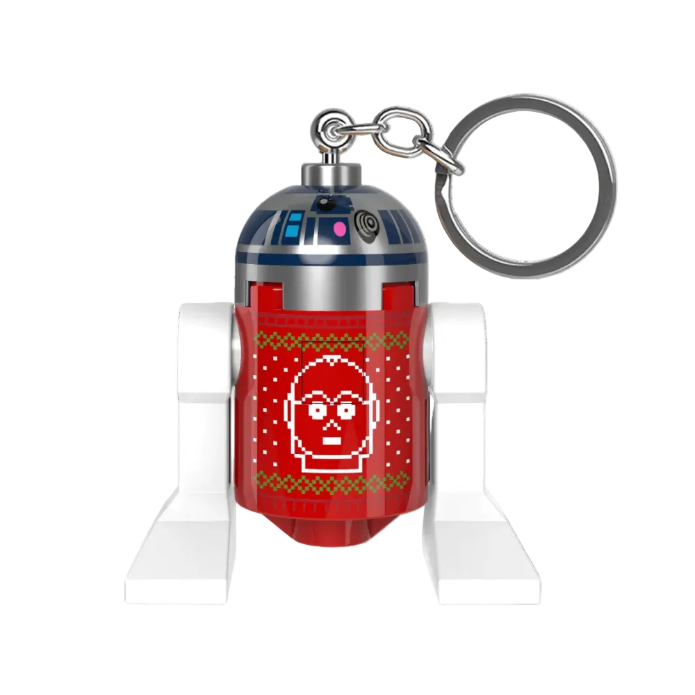 LEGO® STAR WARS™ Keychain Light R2-D2™ Holiday Sweater (KE248H)
