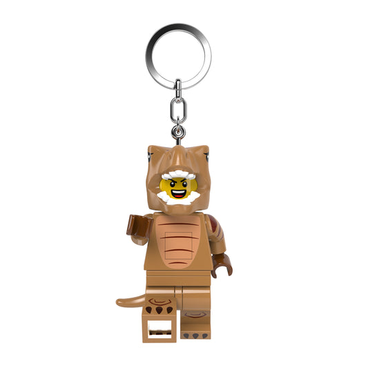 LEGO® Minifigurines™ Keychain Light T-Rex Costume Fan (KE237H)