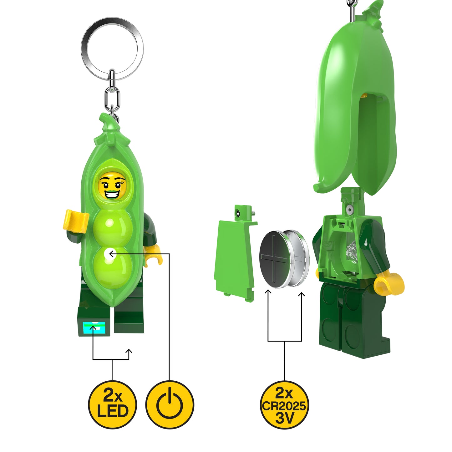 LEGO® Minifigurines™ Keychain Light Peapod Costume Girl (KE241H)