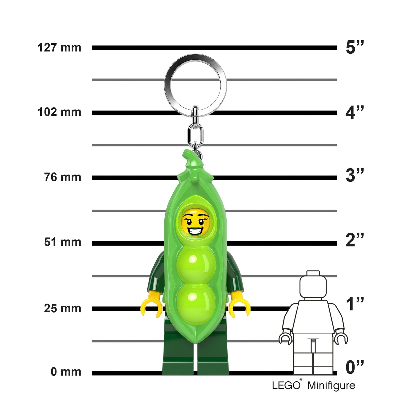 LEGO® Minifigurines™ Keychain Light Peapod Costume Girl (KE241H)