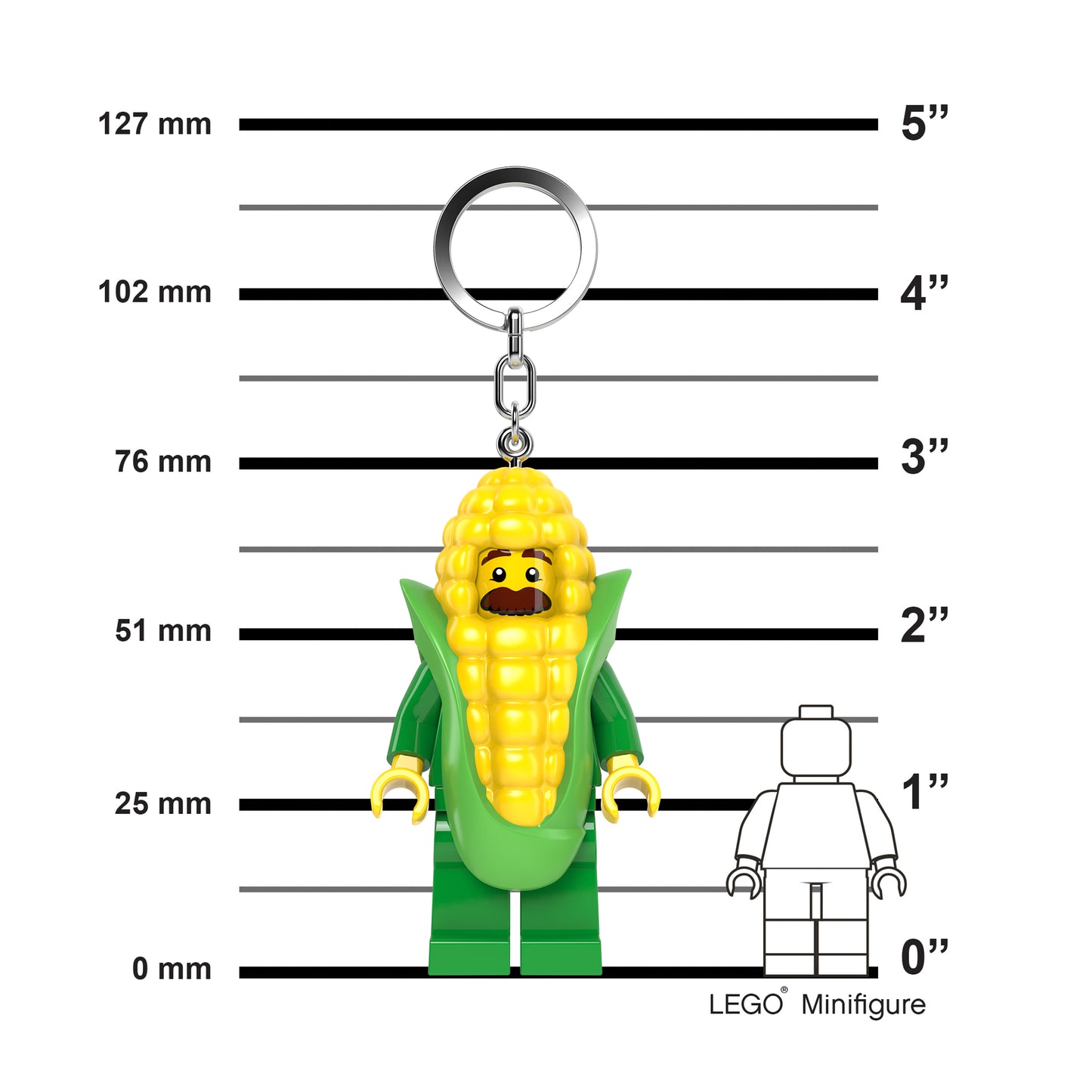 LEGO® Minifigurines™ Keychain Light Corn Cob Guy (KE242H)