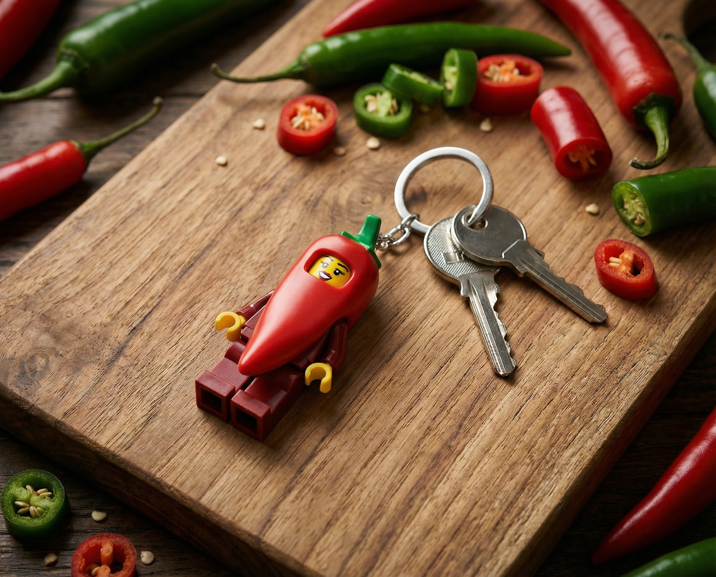 LEGO® Minifigures™ Keychain Light Chili Costume (KE256H)