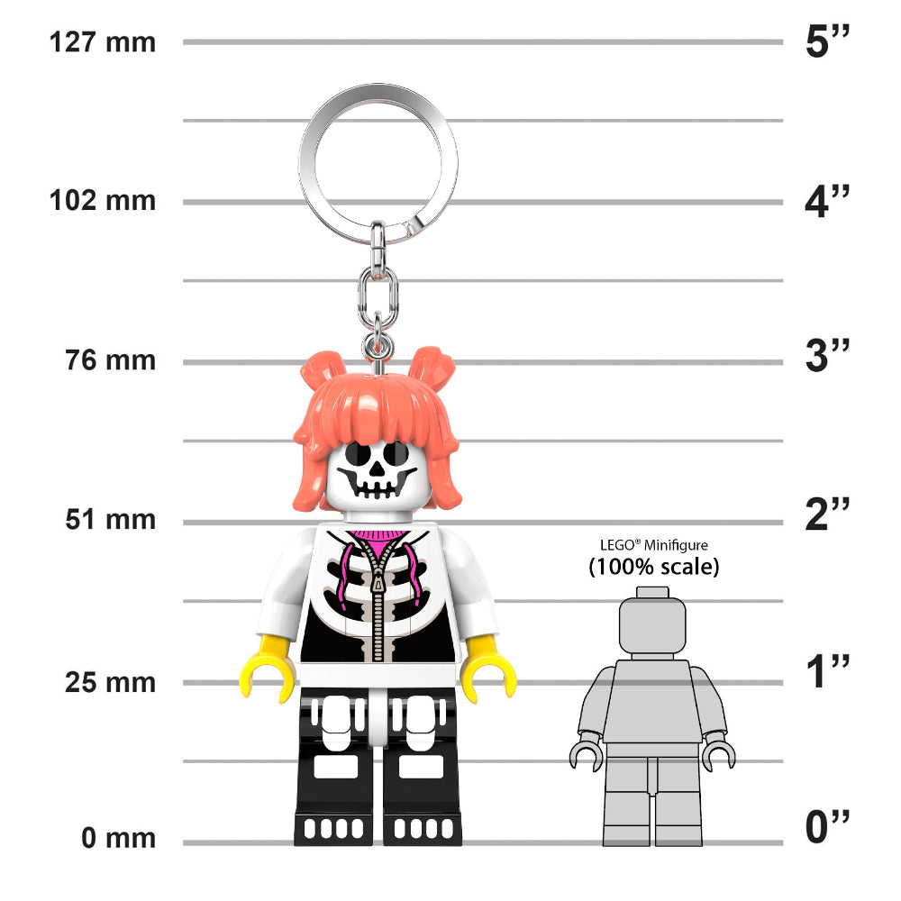 LEGO® Minifigures™ Keychain Light Skeleton Girl (KE261H)