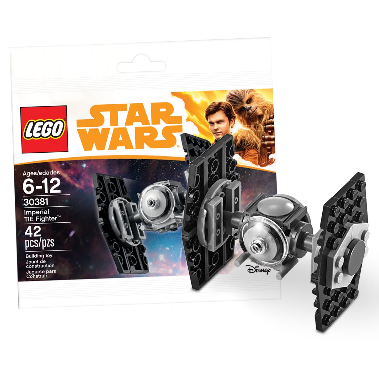 IQ LEGO® STAR WARS 2.0 TIE Fighter Recruitment Bag Stationery Set (52510)