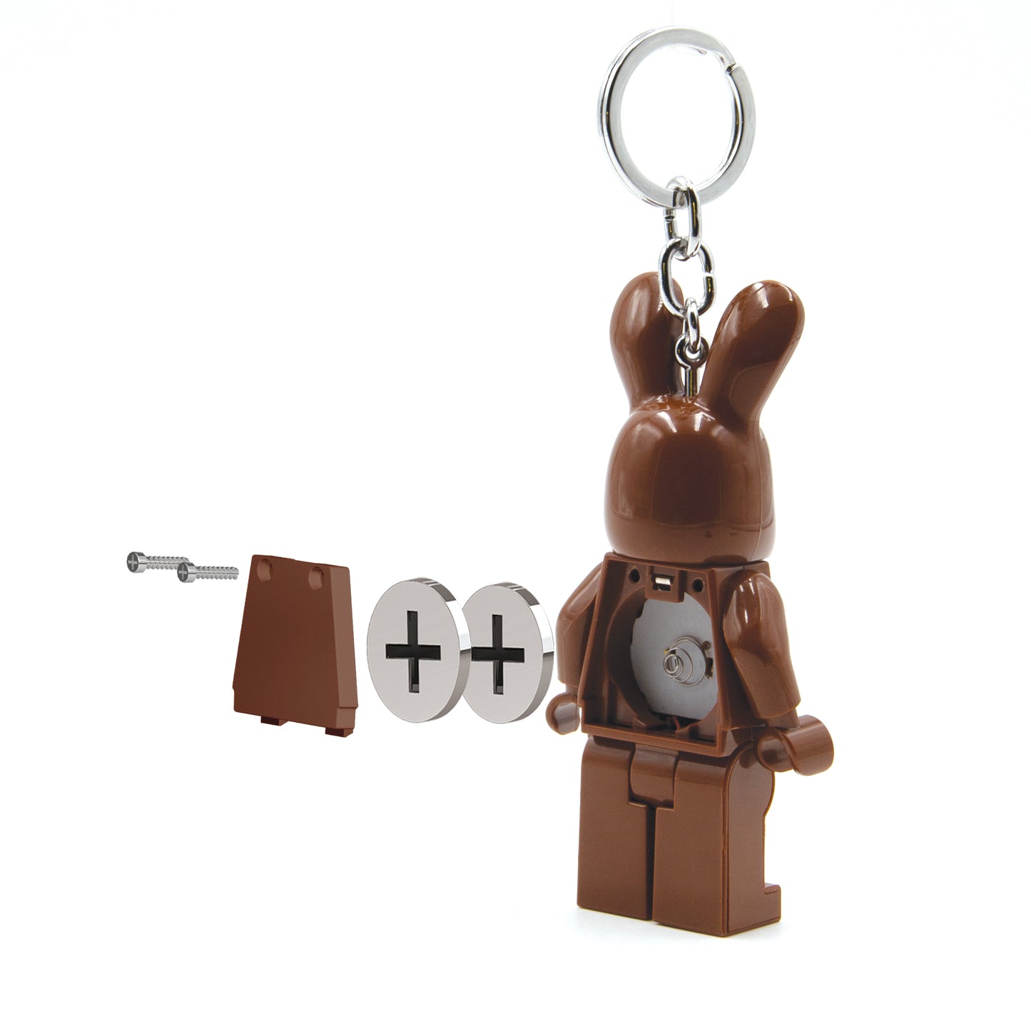 IQ 樂高 經典系列 巧克力兔 LED發光鑰匙圈 (KE180H)