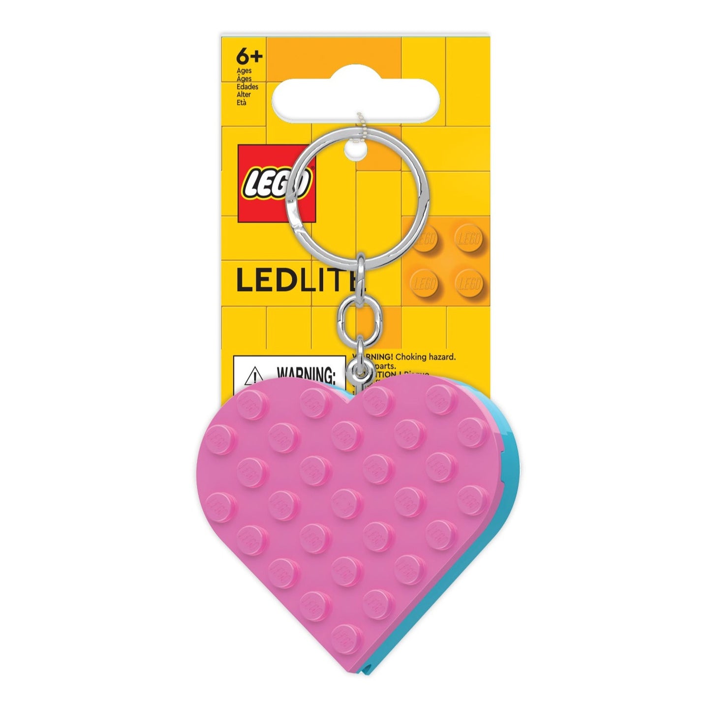 IQ LEGO® Iconic Heart LED luminous Key Chain (KE183H)